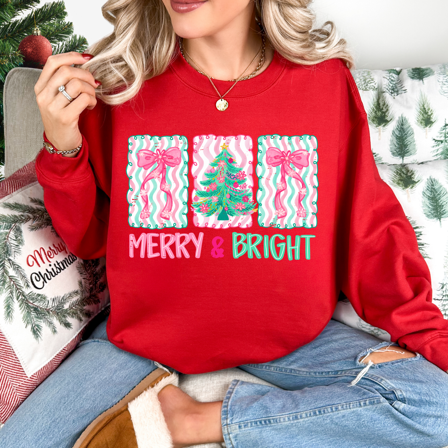 Merry & Bright Crewneck