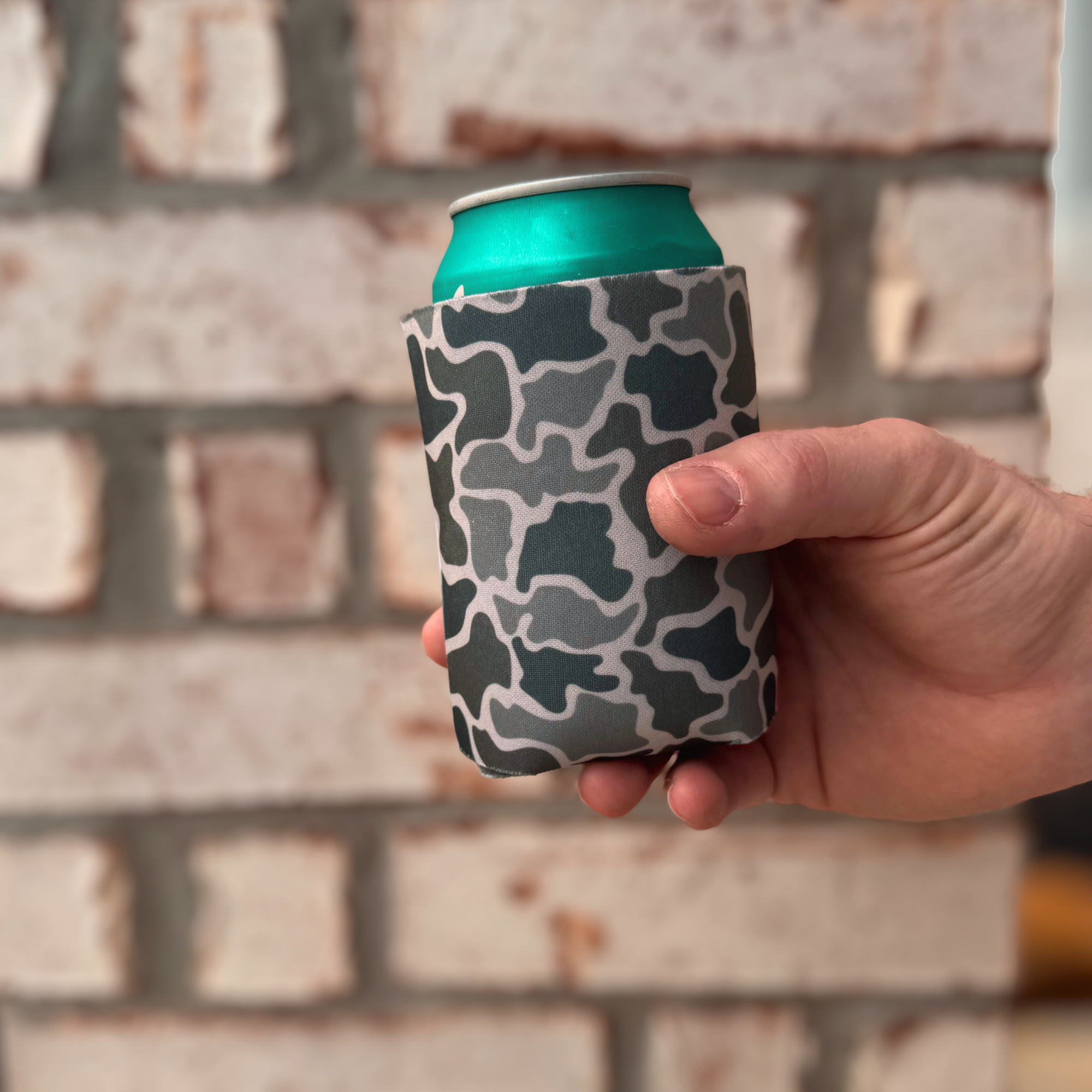 Duck Camo Can Cooler - Personalization Available