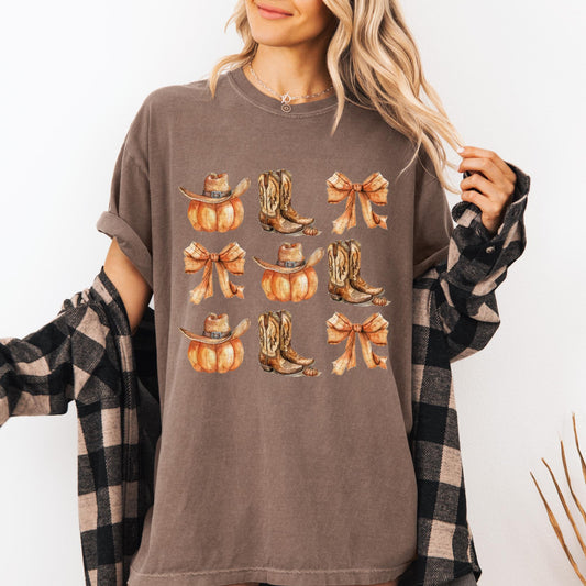 Cowgirl Pumpkin Tee