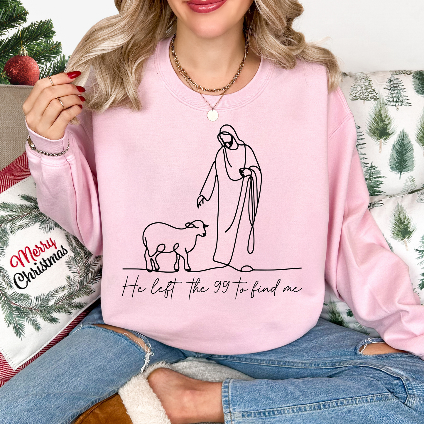 He Left the 99 Crewneck