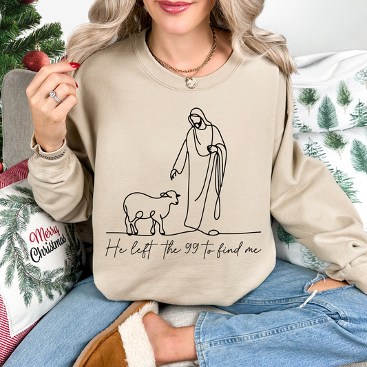 He Left the 99 Crewneck