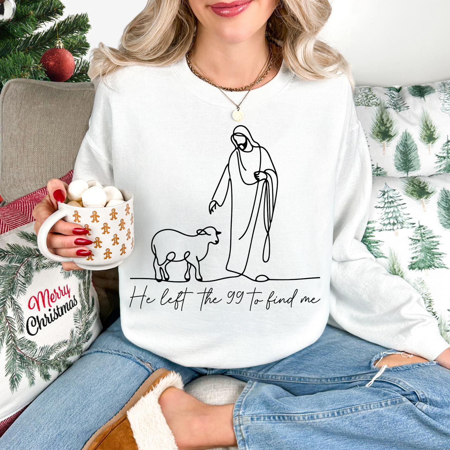 He Left the 99 Crewneck