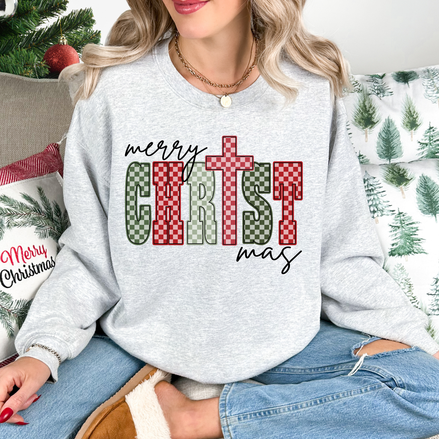 Merry CHRISTmas Crewneck