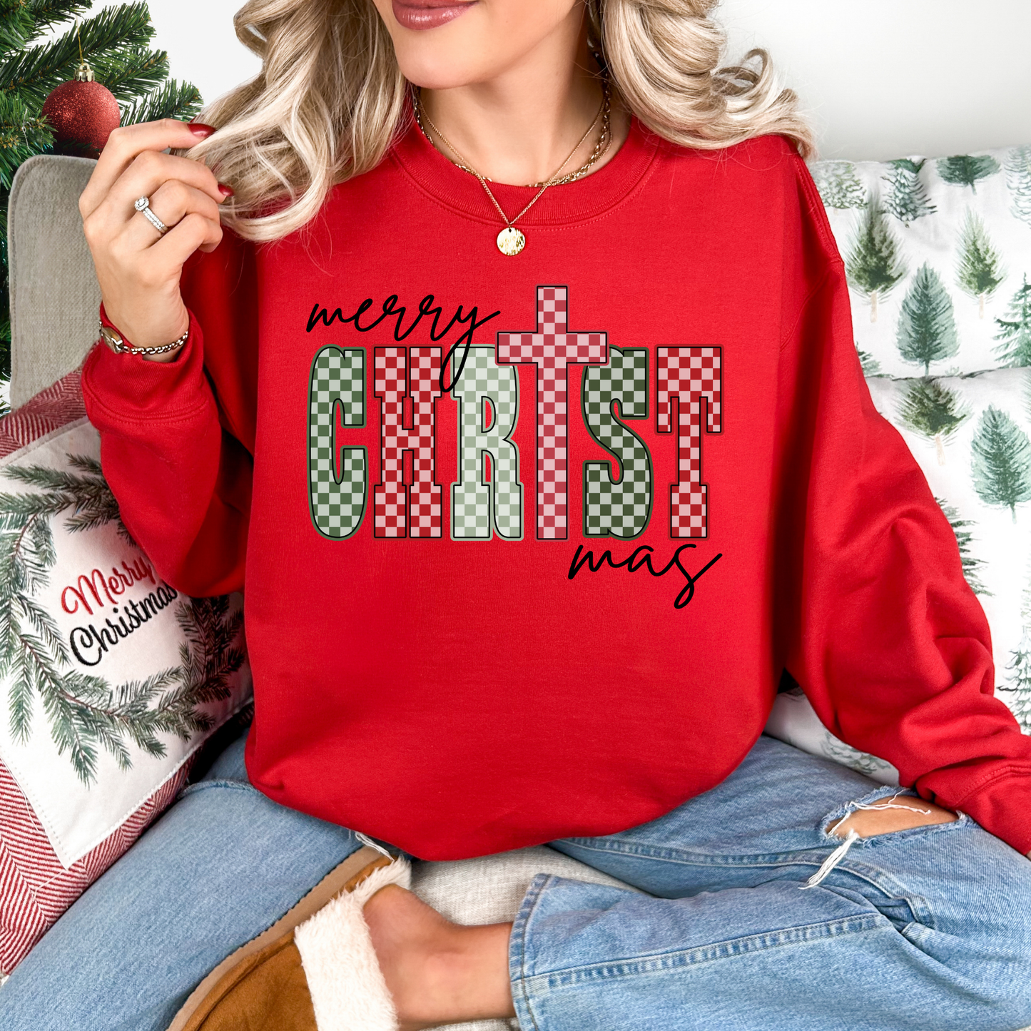 Merry CHRISTmas Crewneck