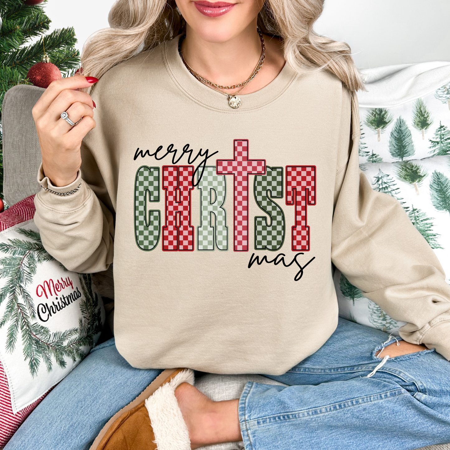 Merry CHRISTmas Crewneck