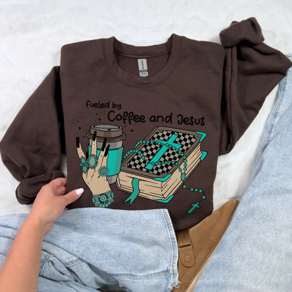 Coffee and Jesus Crewneck