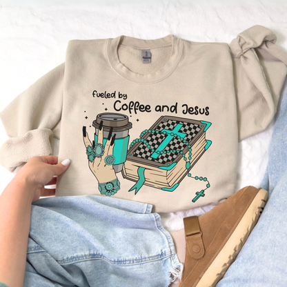 Coffee and Jesus Crewneck