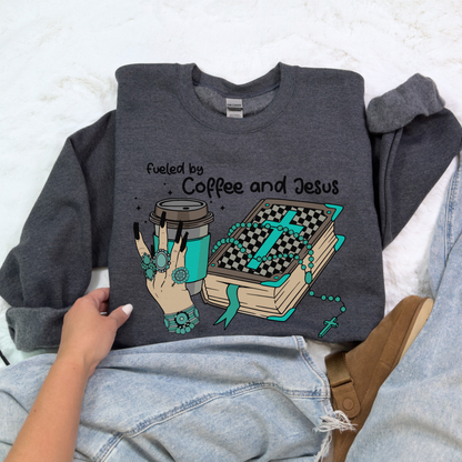 Coffee and Jesus Crewneck