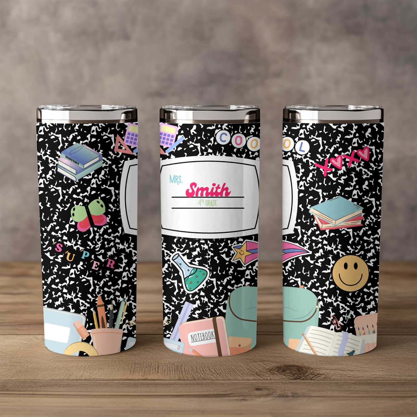 Composition Cool Teacher Tumbler - 20oz