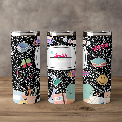 Composition Cool Teacher Tumbler - 20oz