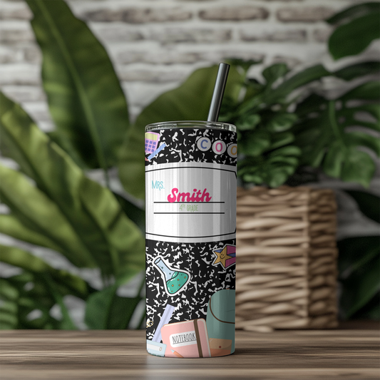 Composition Cool Teacher Tumbler - 20oz