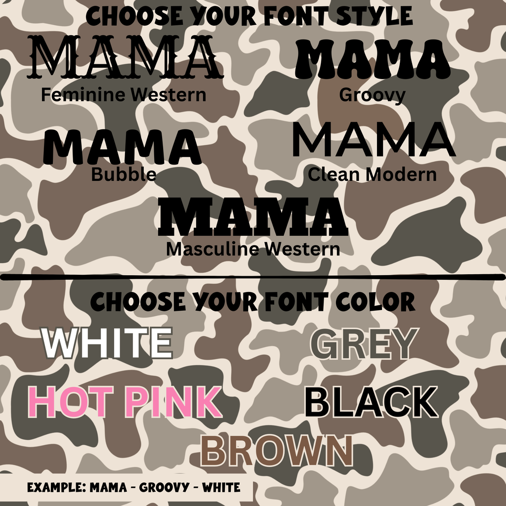 Duck Camo Can Cooler - Personalization Available