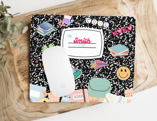 Composition Cool Custom Teacher Mousepad