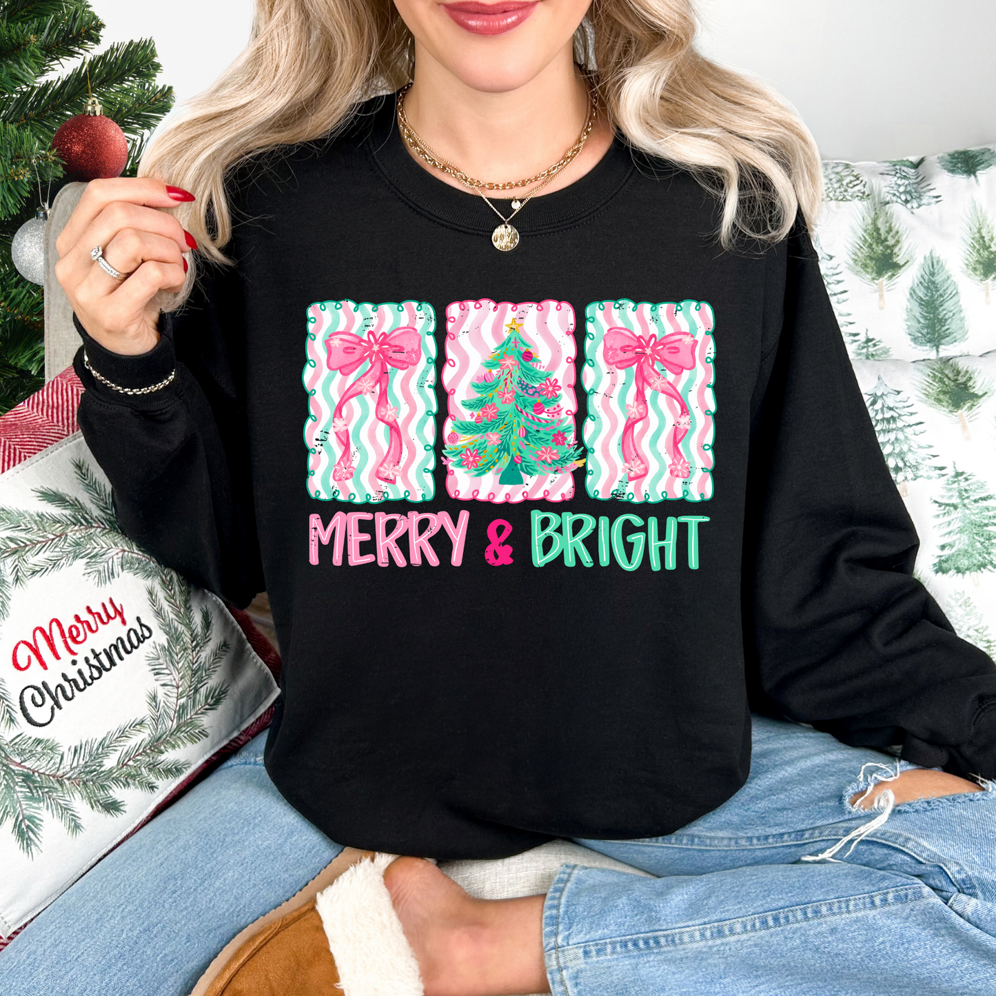 Merry & Bright Crewneck