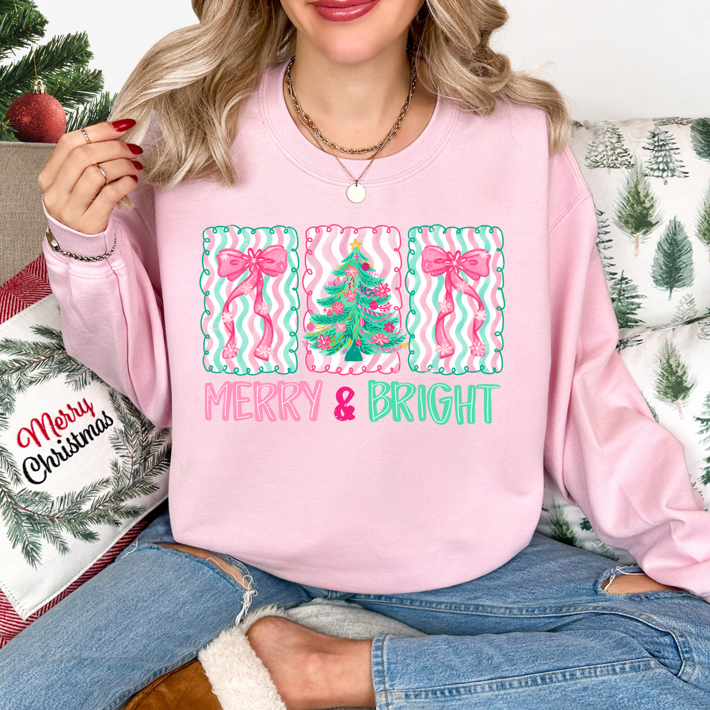 Merry & Bright Crewneck