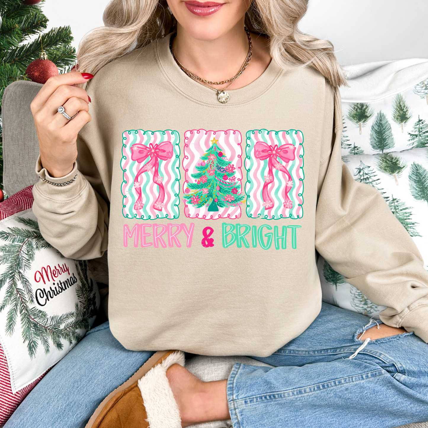 Merry & Bright Crewneck