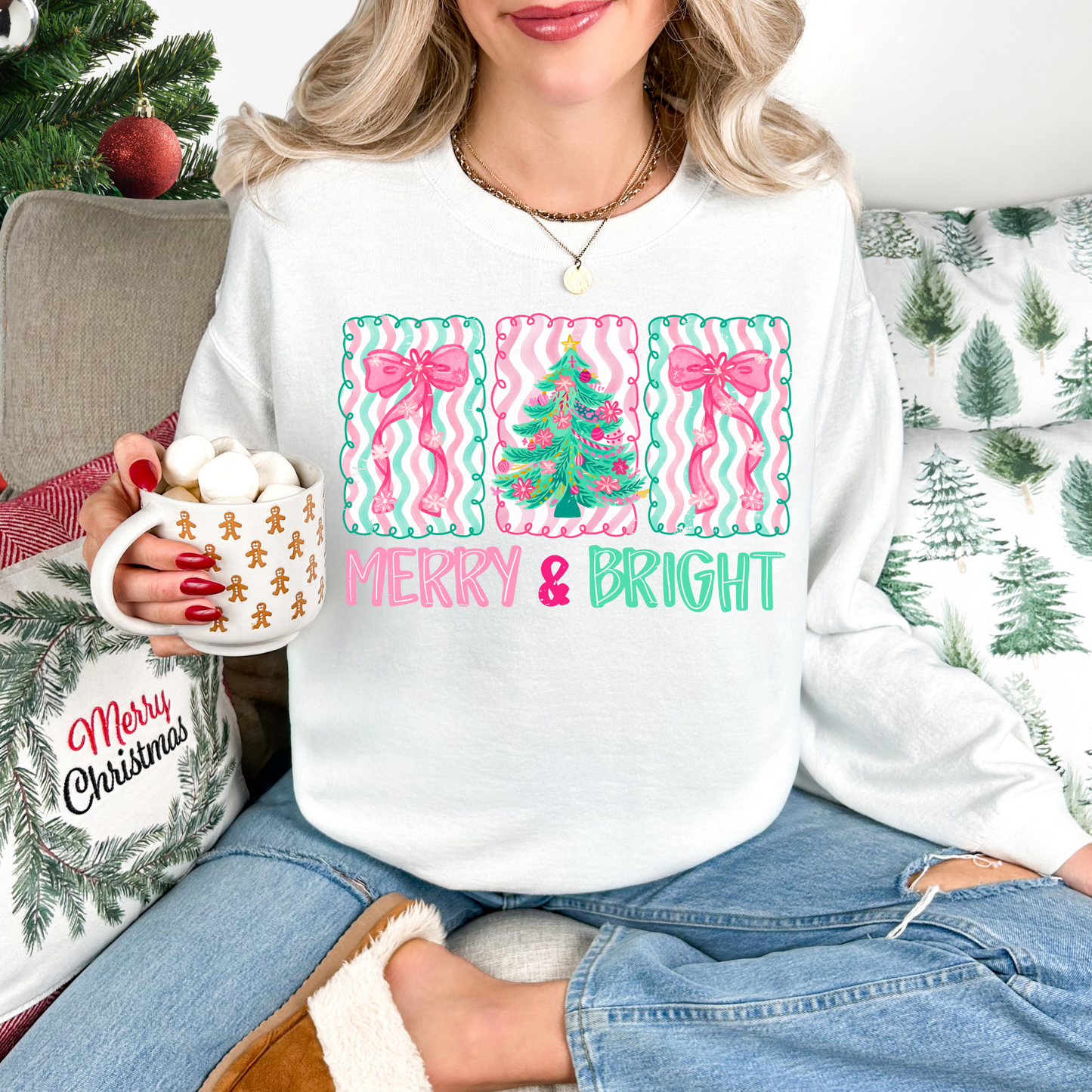 Merry & Bright Crewneck