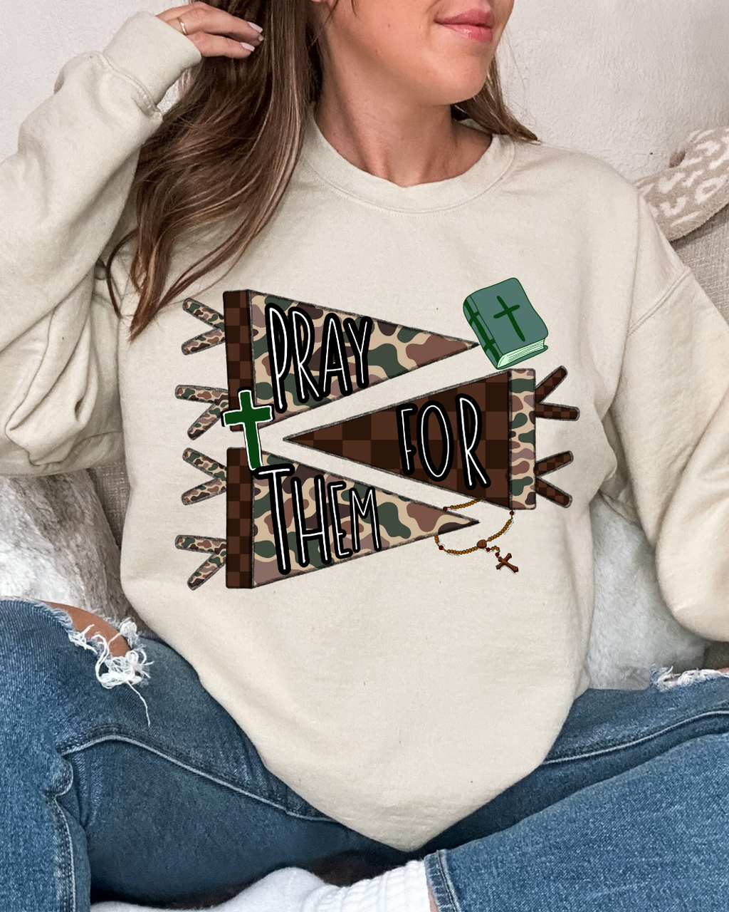 Pray For Them Crewneck