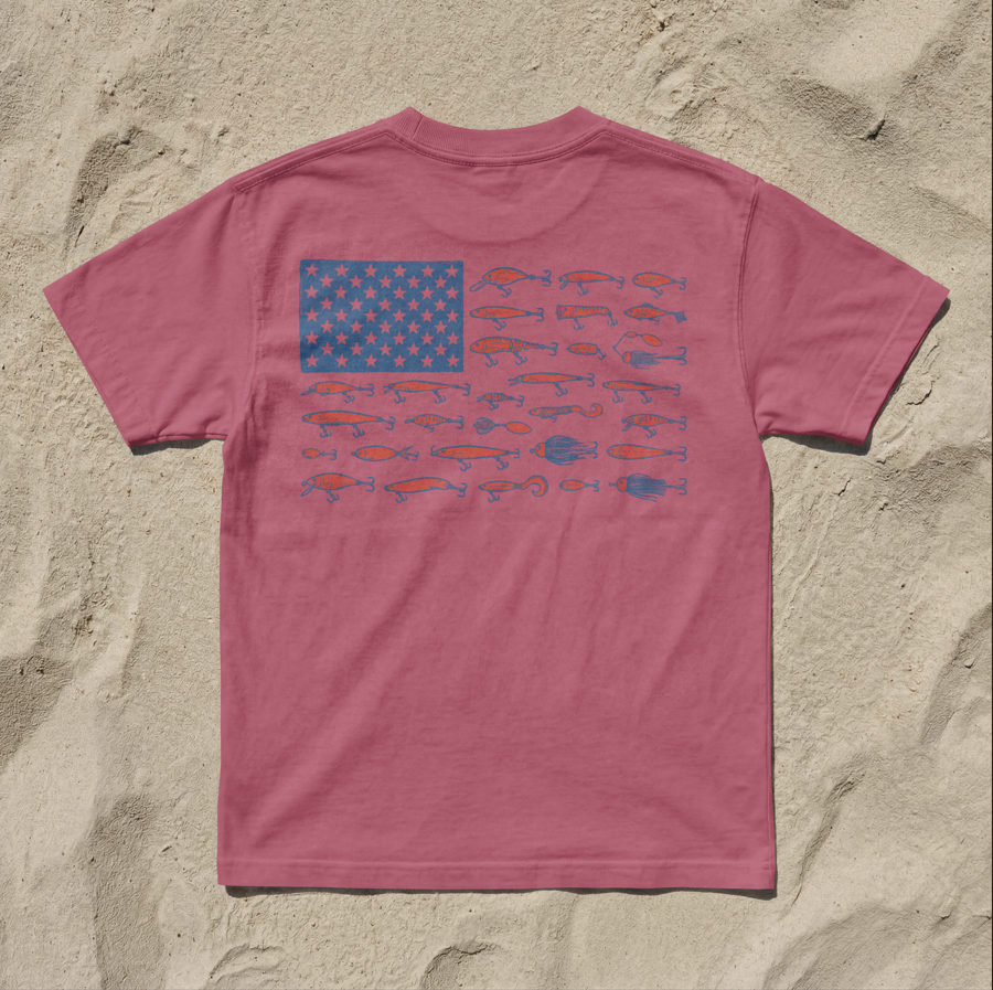 Red White and Reel T-Shirt