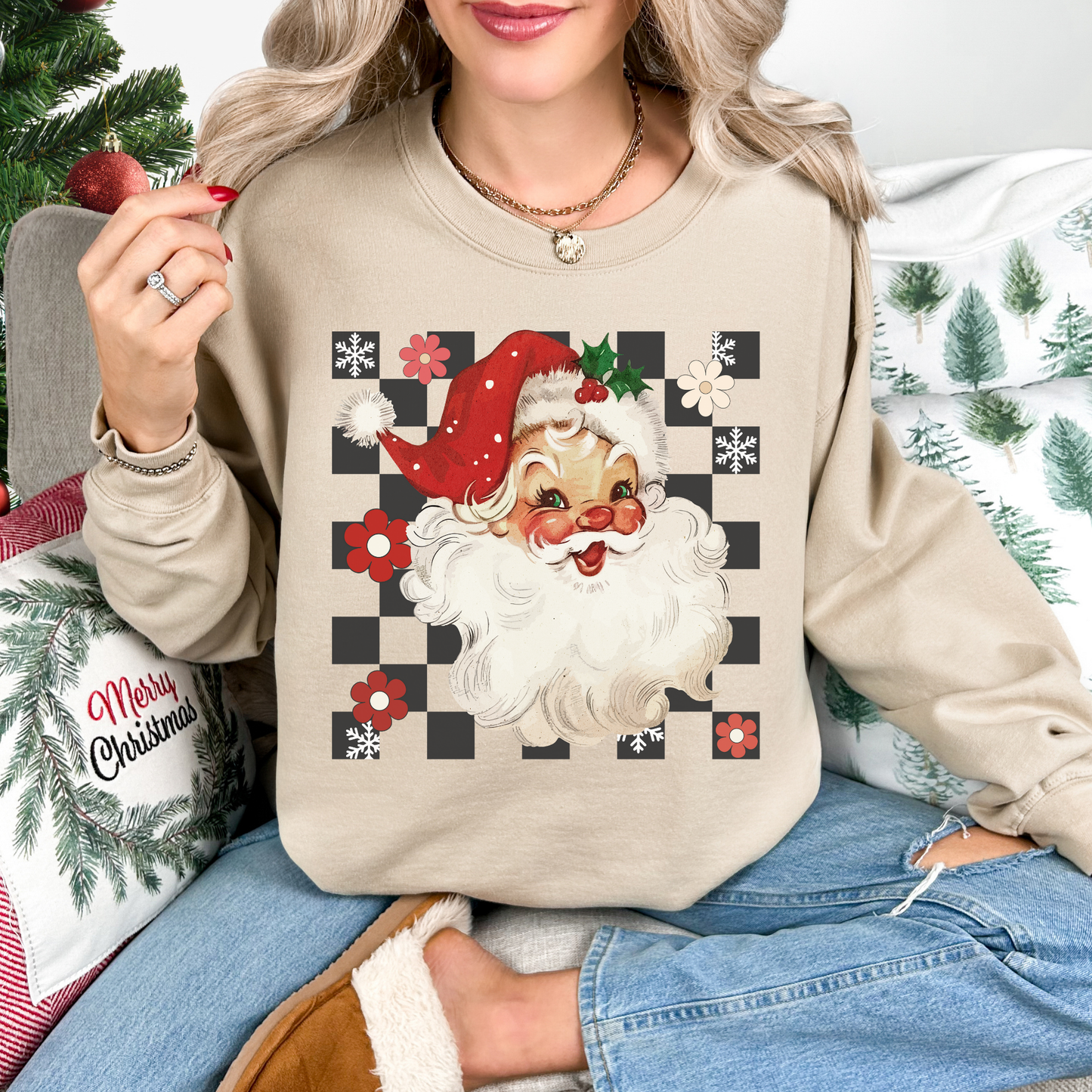 Groovy Claus Crewneck