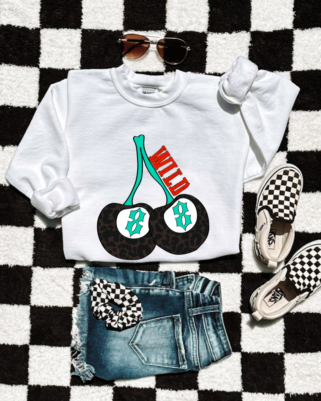 Wild Cherry Crewneck