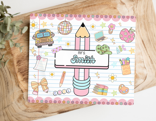 Pencil Me In Custom Teacher Mousepad